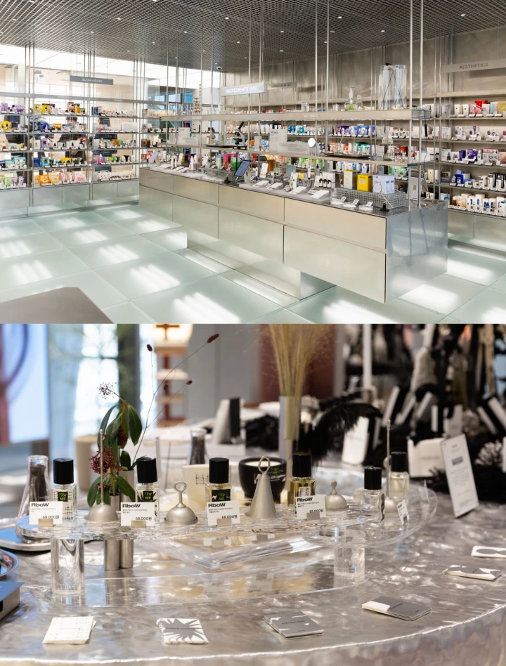 N 圣水护肤区与 Perfume Library 香氛区